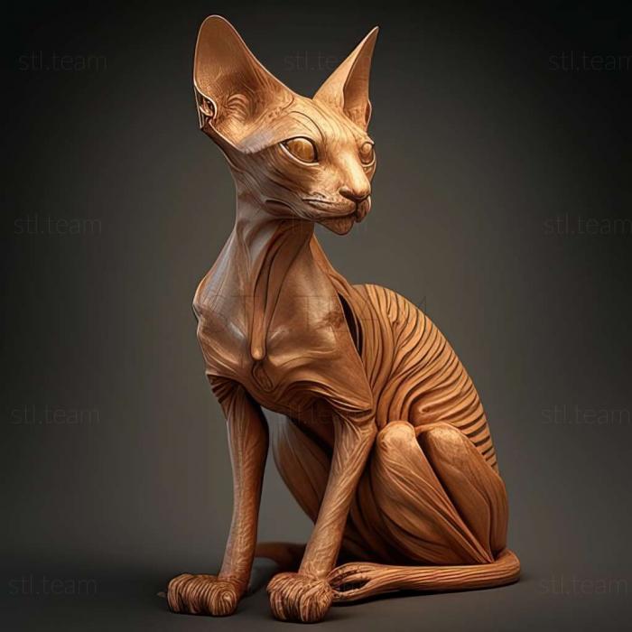 Animals Peterbald cat